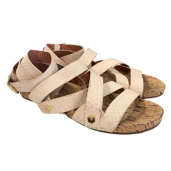 Rebecca Minkoff Tristen Gladiator  Sz 8M Summer Boho Beachy Graden Sandal - Picture 3 of 7